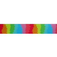 Lint met print 16mm - Regenboog Banner