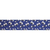 Lint Herfst Halloween 22mm - Spook Ogen Paars