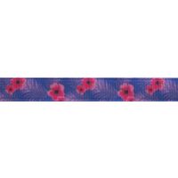 Lint bloemen 10mm - Bloemen Paars Pink