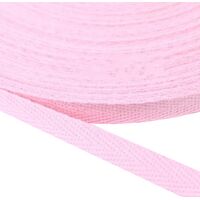 Keperband 10mm (100% katoen) - Licht Roze