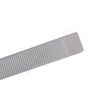 Grosgrain lint 10mm (rol 22 meter) - Glans Licht Zilver Grijs (#56)