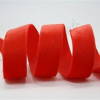 Lint fluweel 6mm - Fel Rood (Poppy Red)