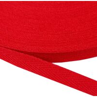 Keperband 10mm (100% katoen) - Rood