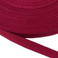 Keperband 10mm (100% katoen) - Bordeaux Rood