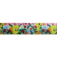 Ripsband Cartoon 22mm - Tweety Blumen