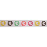 Lint harten 10mm - Pastel Hartcirkels