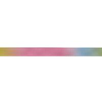 Lint met print 10mm - Regenboog Verloop Pastel