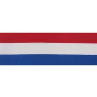 Lint vlag 38mm (rol 22 meter) - Holland (dubbelzijdig)