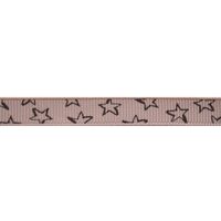 Lint open ster 10mm - Vanille Bruin