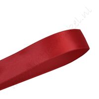 Satinband 16mm (Rolle 22 Meter) - Dunkel Rot Scarlet (260)