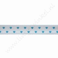 Lint harten 10mm (rol 22 meter) - Mini Licht Blauw Aqua