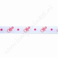 Baby lint 10mm (rol 22 meter) - Speentje Roze