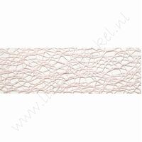 Crispy (net) lint 30mm (rol 10 meter) - Licht Roze