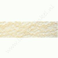 Crispy (net) lint 30mm (rol 10 meter) - Licht bruin