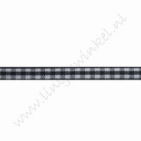 Karoband 6mm (Rolle 22 Meter) - Schwarz