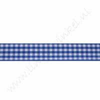 Karoband 16mm (Rolle 22 Meter) - Dunkel Blau