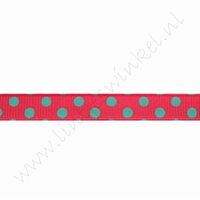 Stippenlint 10mm (rol 22 meter) - Groot Rood Groen