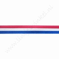 Satijnlint vlag 10mm (rol 22 meter) - Holland