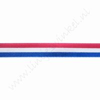 Satijnlint vlag 10mm (rol 22 meter) - Holland