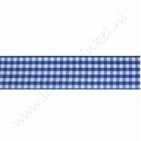 Karoband 22mm (Rolle 22 Meter) - Dunkel Blau