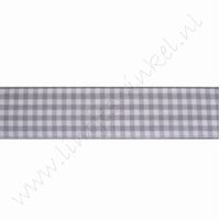 Karoband 22mm (Rolle 22 Meter) - Grau