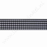 Karoband 22mm (Rolle 22 Meter) - Schwarz