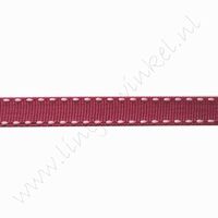 Lint stiksels 10mm (rol 22 meter) - Donker Roze Antiek Roze