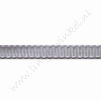 Lint stiksels 10mm (rol 22 meter) - Zilver Grijs Wit