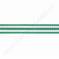 Strepenlint 10mm (rol 18 meter) - Groen Wit
