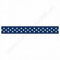 Stippenlint 10mm (rol 22 meter) - Marine Wit