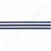 Strepenlint 10mm (rol 18 meter) - Marine Wit