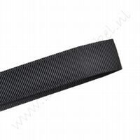 Ripsband 10mm (Rolle 22 Meter) - Schwarz