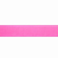 Organza lint 16mm (rol 45 meter) - Neon Pink