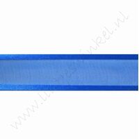 Organza Satijnrand 22mm (rol 22 meter) - Donker Blauw