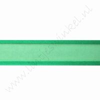 Organza Satijnrand 22mm (rol 22 meter) - Groen