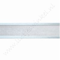 Organza Satinrand 22mm (Rolle 22 Meter) - Hell Blau