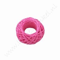 Papierkoord 1mm (rol 25 meter) - Pink