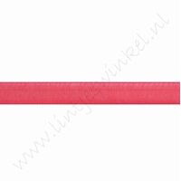 Organza lint 6mm (rol 22 meter) - Rood