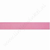 Organza lint 6mm (rol 22 meter) - Pink