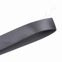 Satinband 6mm (Rolle 91 Meter) - Dunkel Grau (077)