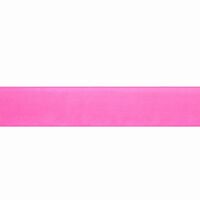 Organza lint 10mm (rol 45 meter) - Neon Pink
